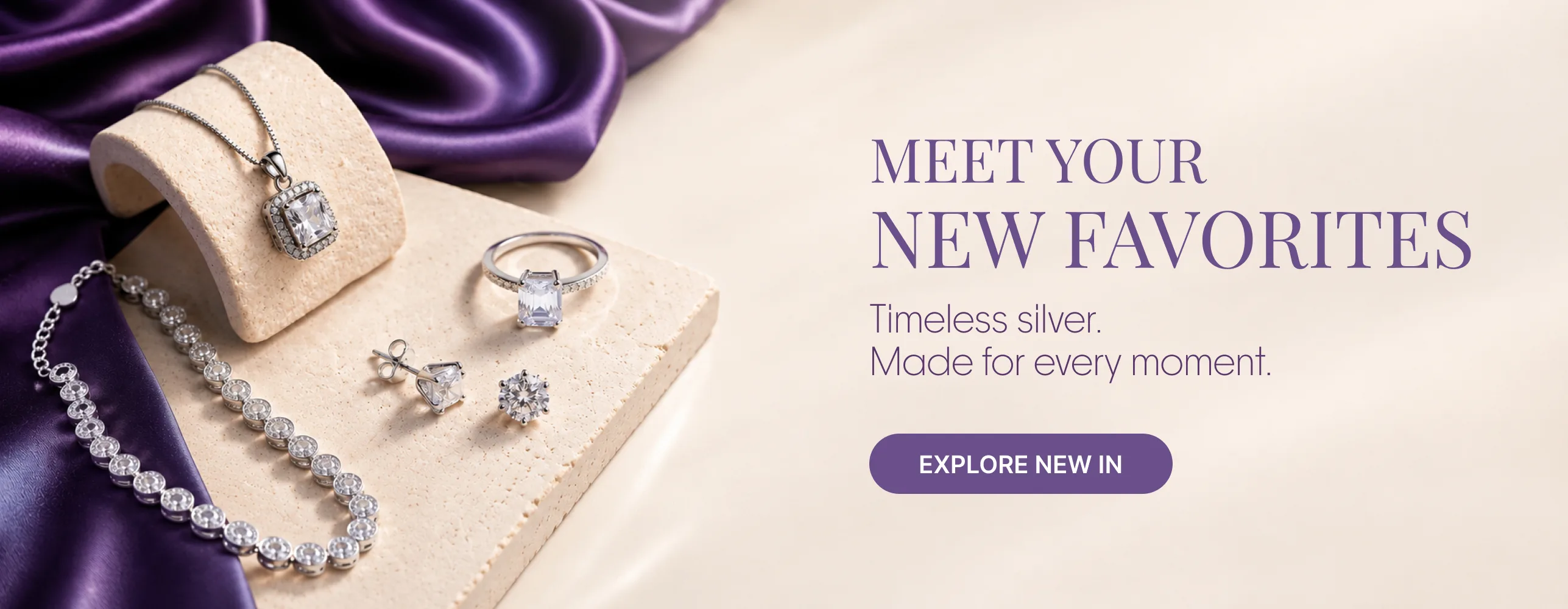 Meet your new favorites — timeless silver, made for every moment. Explore New In.